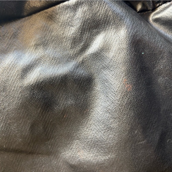 Balpri Black Genuine Leather Shoulder Bag / Crossbody Bag Made In Spain Top Zip - Picture 16 of 16